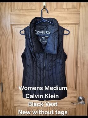 Calvin Klein Black Quilted Puffer Vest